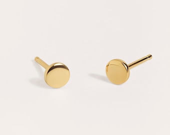 Dainty Cute Gold Stud Earrings for Minimalist Jewelry Lovers - Gift Under 20 - Second Hole Earrings - STD007