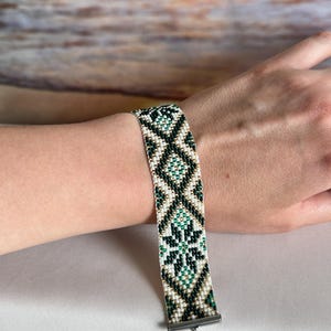 Beaded Bracelet “Vyshyvanka Flower” | Ukrainian Traditional Jewelry | Handmade Ethnic Bracelet