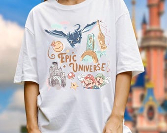 Comfort Colors Epic Universe / Family Universe Park Trip 2025 Shirt, Orlando Park Epic Universe Tee, WDW Family Vacation Shirt, Disney Trip