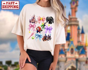 Comfort Colors Epic Universe Shirt, Orlando Park Epic Universe Shirt, Super Mario T-Shirt, How To Train Your Dragon Shirt, Magic Kingdom Tee