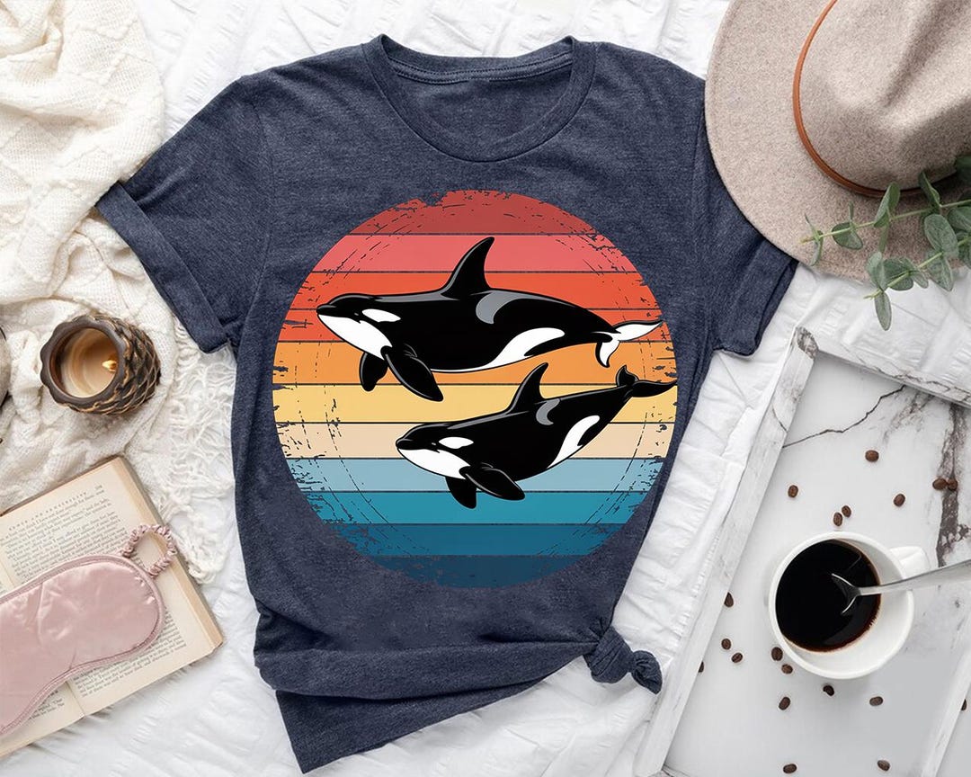 Orcas Shirt, Orca Whale Shirt, Whale Lover Shirt, Animal Lovers Shirt ...