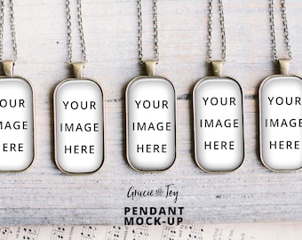 Download Free Large Domino Pendant Product Mockup, Antique Bronze Jewelry, template,jewelry photography,charm mockup,necklace mockup, Cabochon Printable PSD Template