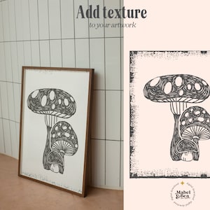 Linocut Texture Brushes for the Procreate App by Mabel and Bea image 8