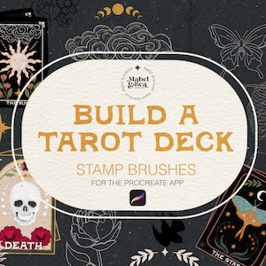 Build a Tarot Deck Stamp Brushes for the Procreate App by Mabel and Bea