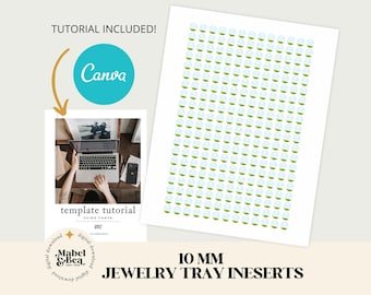 10 mm CANVA TEMPLATE, Collage Sheet, Digital Download, Mabel and Bea