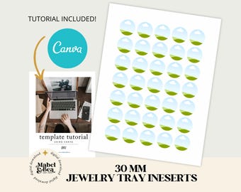 30 MM CANVA TEMPLATE, Collage Sheet, Digital Download, Mabel and Bea