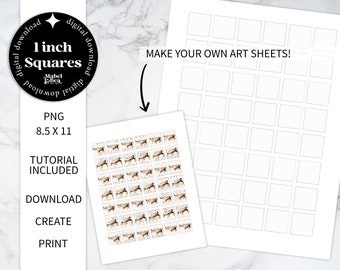 1 Inch Template - Etsy