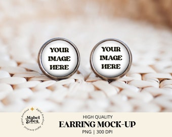 Bronze Earring Mock-up by Mabel and Bea