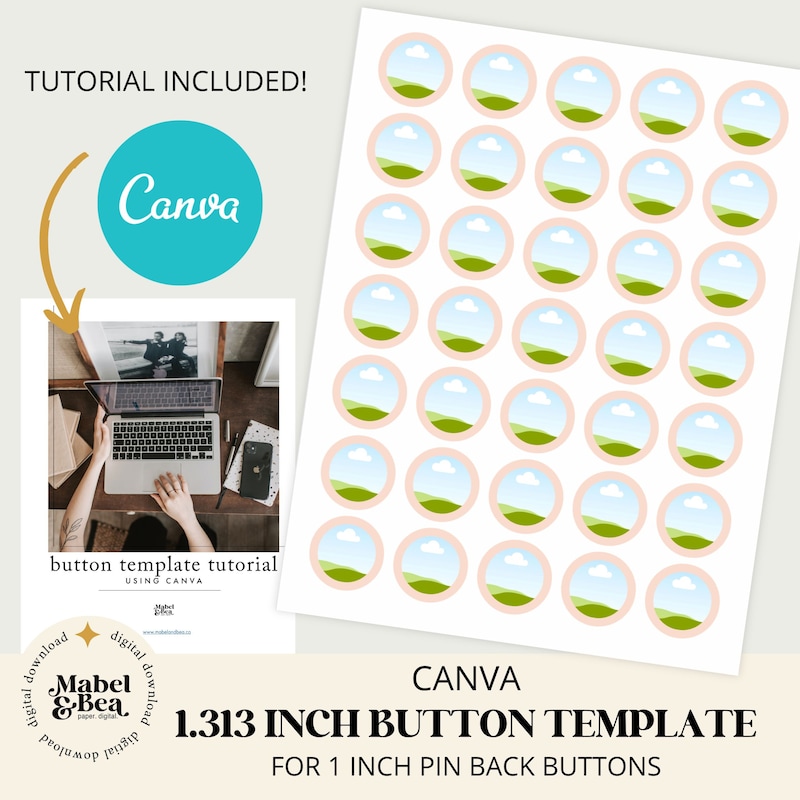 1 Inch Printable - Etsy