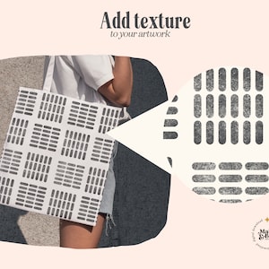 Linocut Texture Brushes for the Procreate App by Mabel and Bea image 7