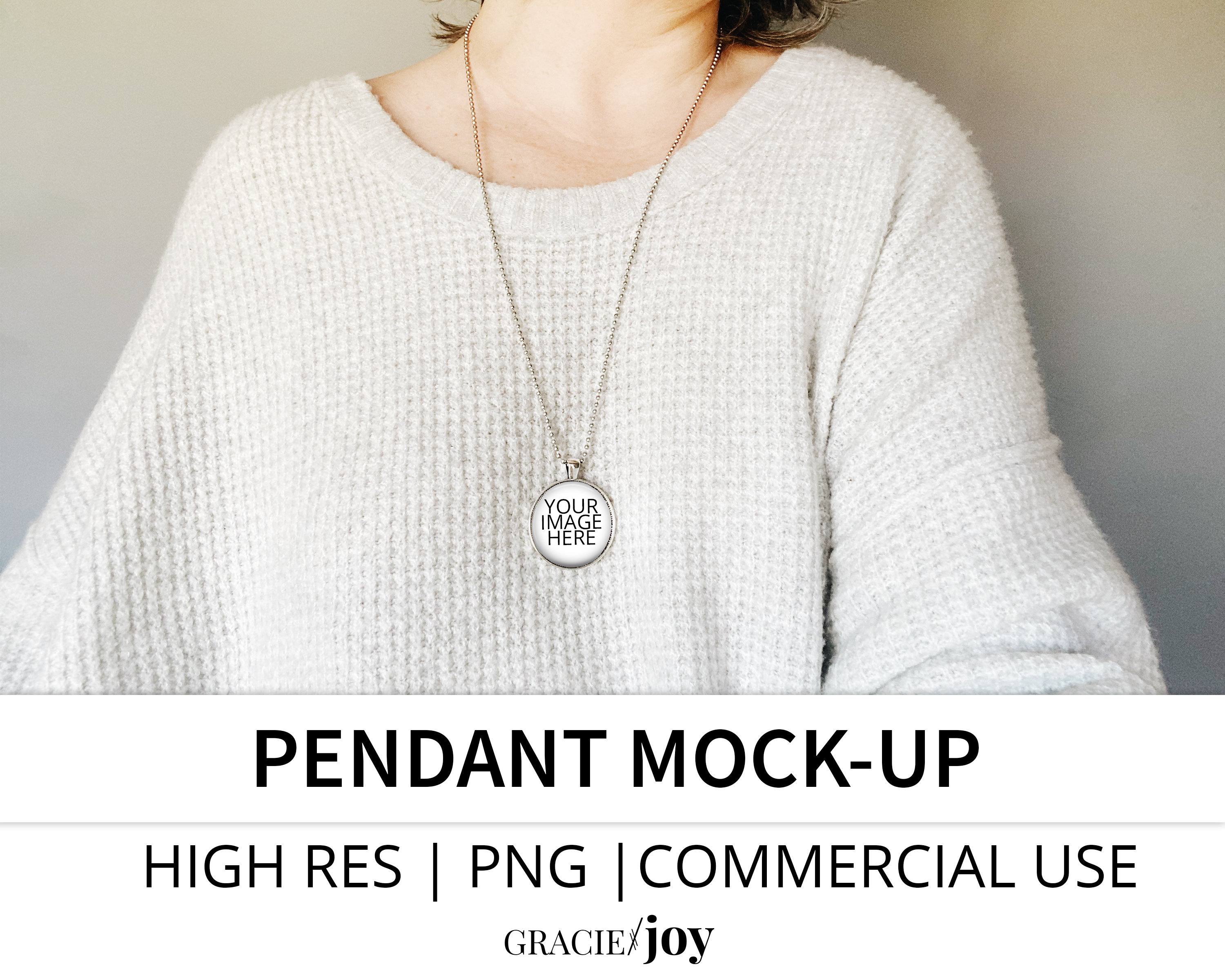 Pendant Product Mockup Silver Jewelry Template Jewelry Etsy UK