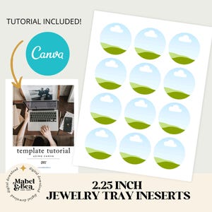 5,25 zoll CANVA VORLAGE, Collage Sheet, Digital Download, Mabel und Bea