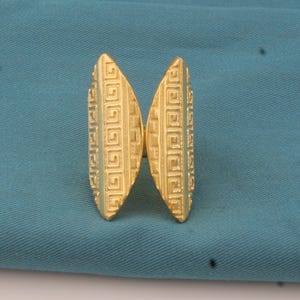 金メッキ真鍮リング 蝶のデザインリング 彼女へのギフト