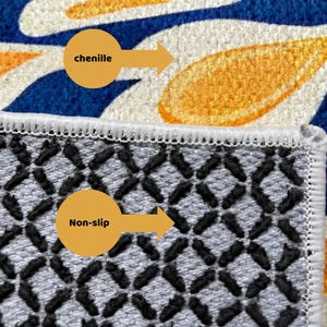 Legend of Zelda Rug: Modern Blue Runner Rug, Non-Slip image 6