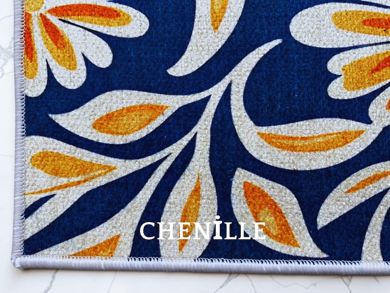 Legend of Zelda Rug: Modern Blue Runner Rug, Non-Slip image 5