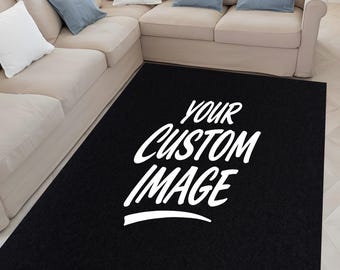 Personalized Rug,Living Room Decor,Custom Rug, Unique Gift for Rug,Modern Personalized Decor