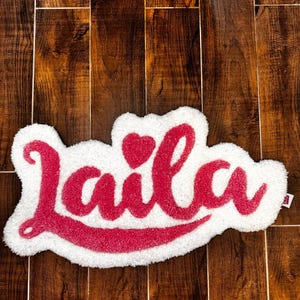 Custom Name Rug | Personalized Tufted Rug | Tufted Rug | Name Rug | Handmade Rug | Gift