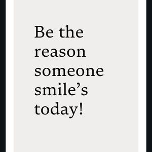 Motivational Quote Print: &#39;Be the Reason&#39; - Elegant Wall Art