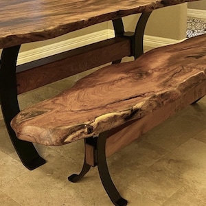16 Inch Steel Bench Legs: Powder Coated, Solid Steel Timber Frame Base