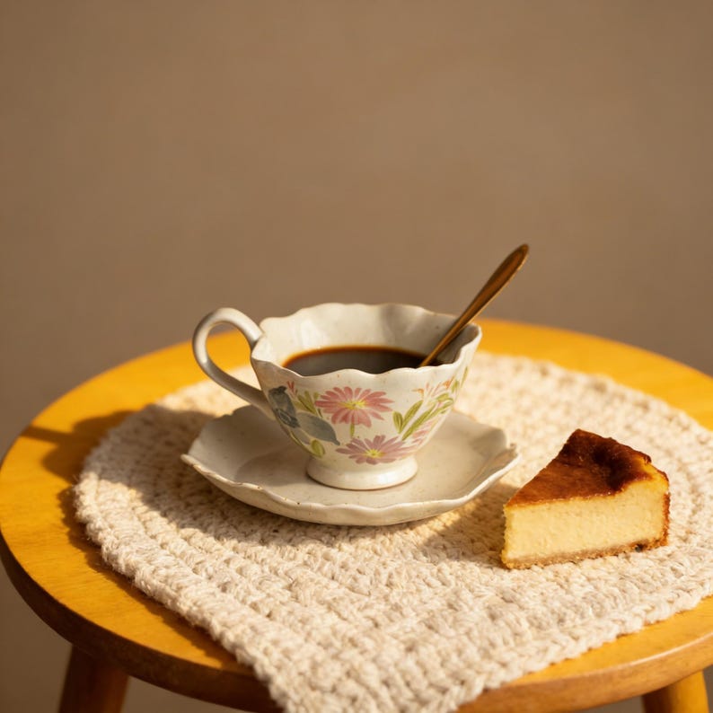 floral ceramic tea cup with saucer vintage teacup set