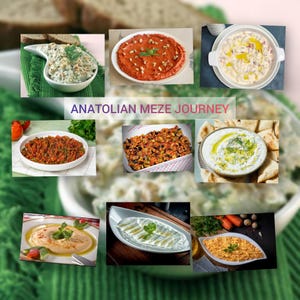 Anatolian Meze Recipes PDF • Traditional Turkish Appetizers • Instant Download