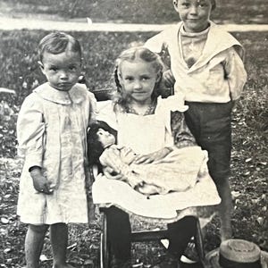 Vintage School Kids Digital Photo