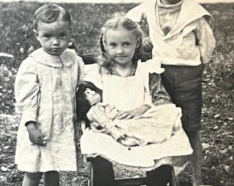 Vintage School Kids Digital Photo