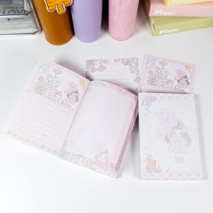 Navulling Fairy Garden Pocket notitieblok en planner | Dubbelzijdig memoblok van 8 x 12 cm | Navulling voor Pocjet-planners | Blooming Days-serie