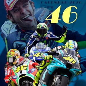 バレンティーノ ロッシ 2026 A3 カレンダー - Etsy 日本