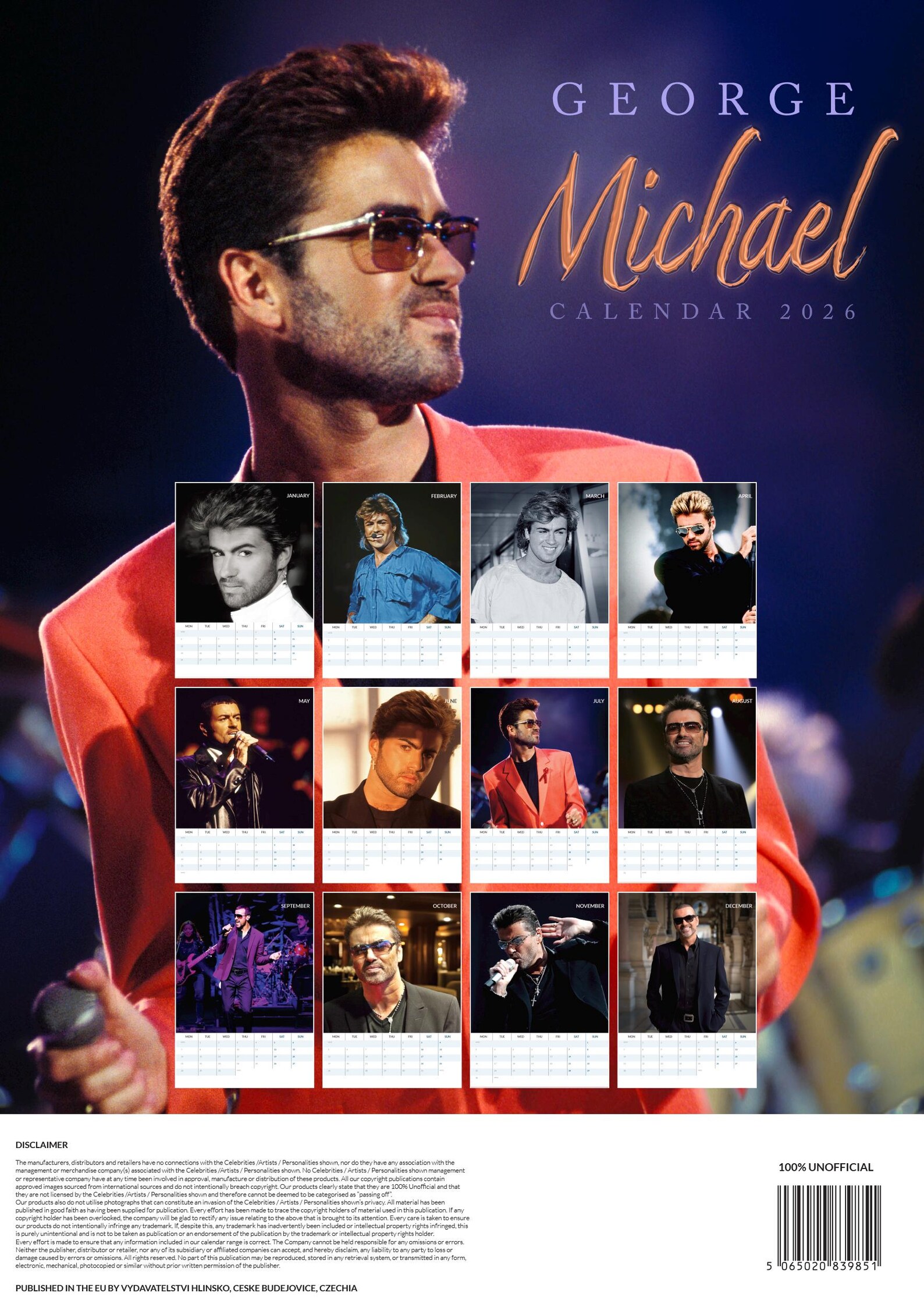 Michael 2026 A3 Calendar Etsy