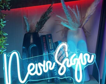 Custom Led Neon Sign, Bedroom Wall Decor, Personalized Name Light