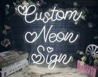 Custom Neon Name Sign - Neon Sign for Bedroom - Personalized LED Neon Light - Home & Wall Decor - LED Sign Custom - Unique Gift Idea!