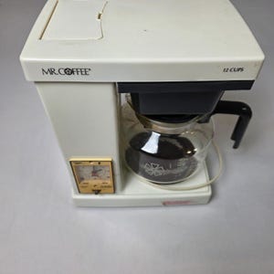 Mr. Coffee Drip Coffee Maker 12 Cup with Analog Timer Vintage
