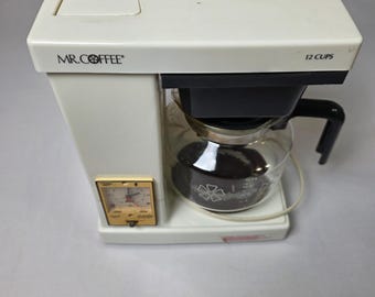 Mr. Coffee Drip Coffee Maker 12 Cup with Analog Timer Vintage
