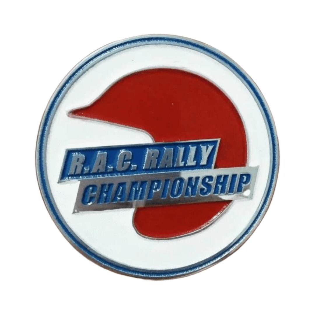 Vintage R.A.C. Royal Automobile Club Rally Championship Emblem Alloy ...