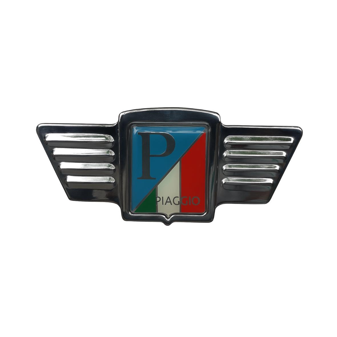 Vintage Vespa Wings Emblem: Piaggio Logo Badge, Italy or UK Flag