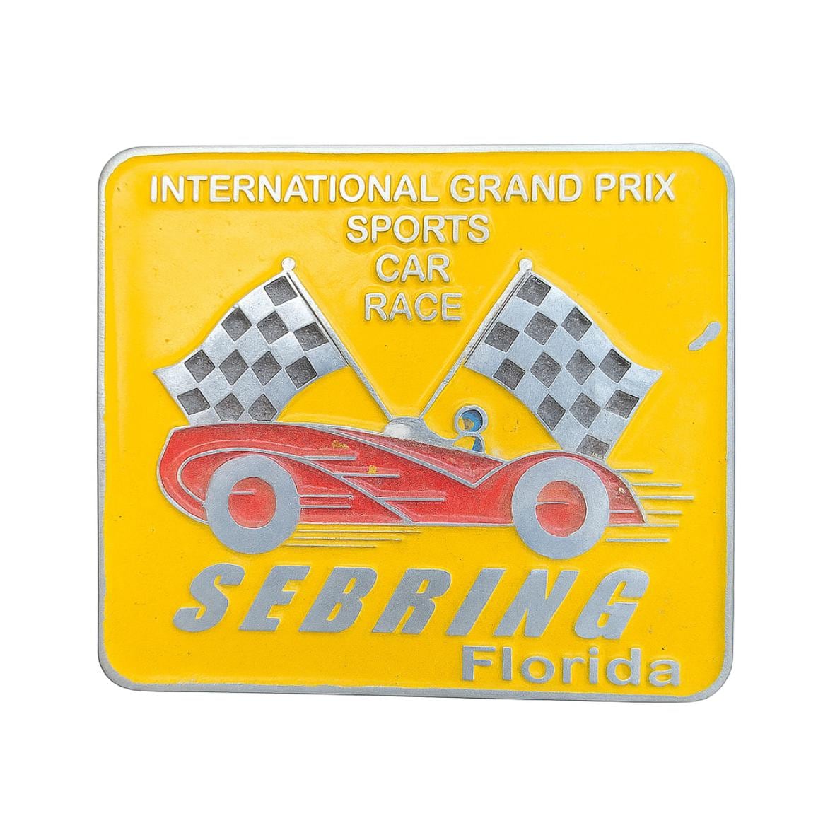 Vintage Sebring Florida International Sports Car Race Emblem