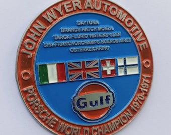 ヴィンテージ ポルシェ マルケン ヴェルトマイスター 1969–1971 バッジ