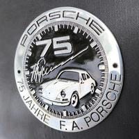 ヴィンテージ ポルシェ 75th Jahre 記念 グリル バッジ F.A. ポルシェ