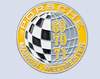 ヴィンテージ ポルシェ マルケン ヴェルトマイスター 1969–1971 バッジ