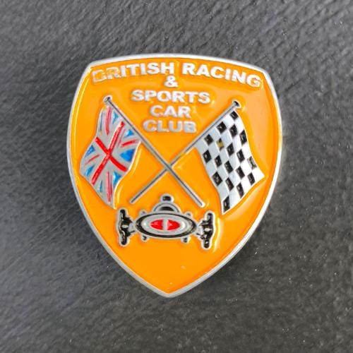 Vintage British Racing Sports Car Club Badge Metal Emblem 70 Vintage British Racing Sports Car Club Badge Metal Emblem 70
