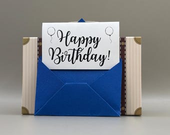 Happy Birthday Miniature Keepsake Greeting Card
