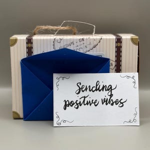 Positive Vibes Miniature Hand-Lettered Greeting and Keepsake