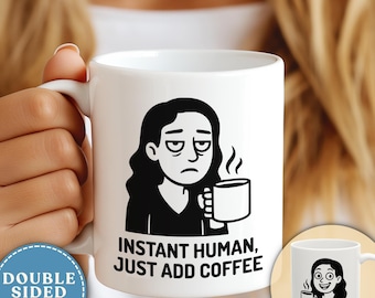 Funny Coffee Mug Gift for Her, Gift for Coffee Lover, Funny Coworker Gift, Coffee Time Vibes, Morning Routine Mug, Coffee Addict Gift