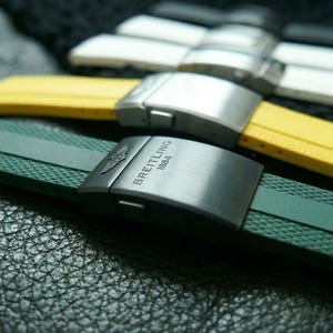 Rubber Strap for Breitling Avenger Navitimer Superocean Watch 22/24mm