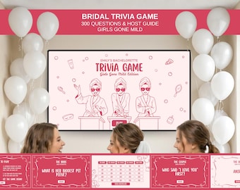 Bridal Trivia Girls Gone Mild Bachelorette Game Presentation
