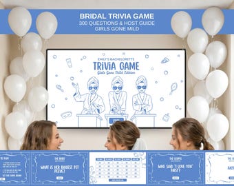 Bridal Trivia Girls Gone Mild Bachelorette Game Presentation