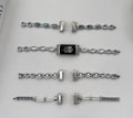 Sliver fitbit inspire 3 strap, fitbit luxe chain bracelet,Metal Chain women fitbit bracelet,elegant fitbit jewelry band,smart watch band product logo