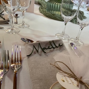place marker, wedding, birthday, baptism etc.