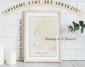 Custom digital portrait — delivered to your email within 5 hours. No physical item will be shipped